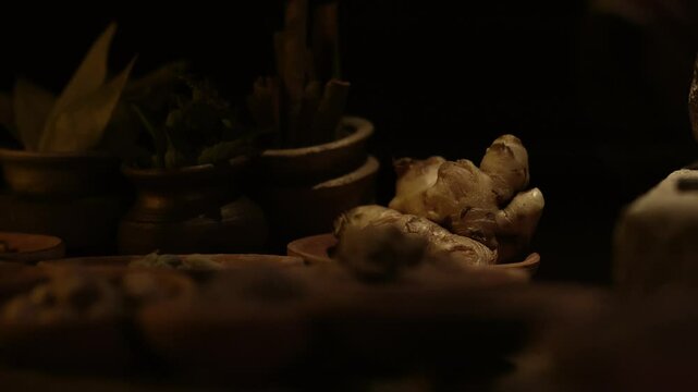 Traditional Ayurvedic Chai in Mud Pots 