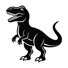 tyrannosaurus rex dinosaur vector illustration