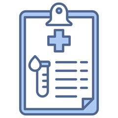 Fototapeta premium Laboratory Blue Icon