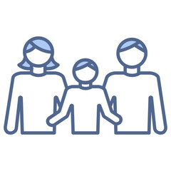 Family Blue Icon