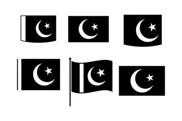 pakistani flag, flag, crescent moon, star, national symbol, pakistani symbol, flag symbol, national flag, nation, unity, religion, symbol, pakistani, monochrome, islamic, muslim, culture, patriotism, 