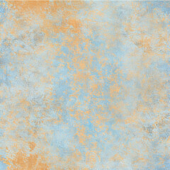 Fototapeta premium Abstract Blue and Orange Watercolor Texture Background