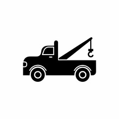 Naklejka premium creative details Tow truck, Car towing icon vector illustration 