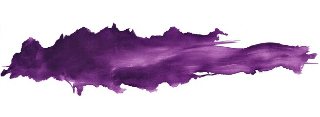 Purple watercolor wash, irregular and flowing
