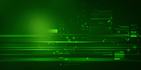 Obraz premium 2d illustration Abstract futuristic electronic circuit technology background