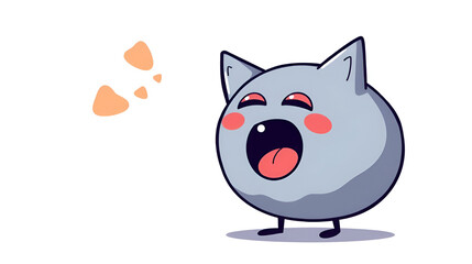 Obraz premium pou Expression flat vector illustration