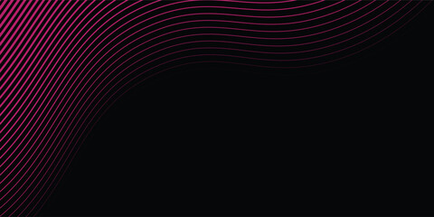 Lines abstract background black and colorful waves pattern. Abstract background. Optical illusion, wavy modern arts