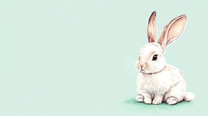 Cute bunny illustration