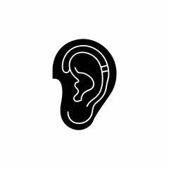 creative details Outline silhouette Listening liner icon vector illustration