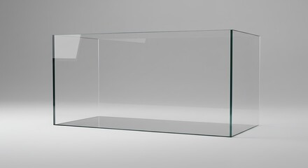 Empty Aquascape Tank Mockup