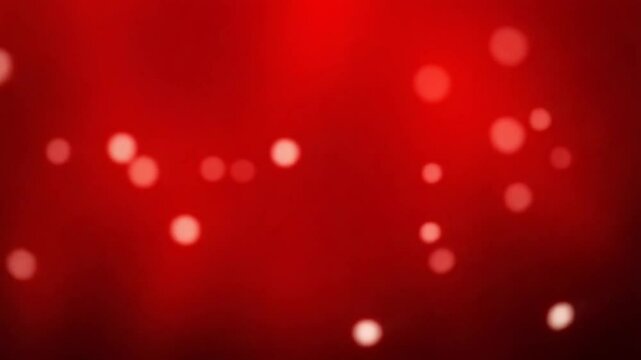 Red blurry lights and stars Animated background