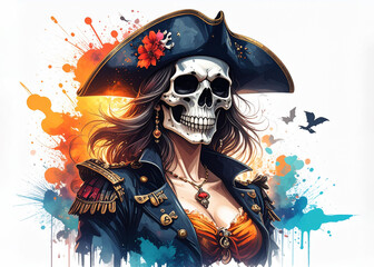 digital art jolly roger