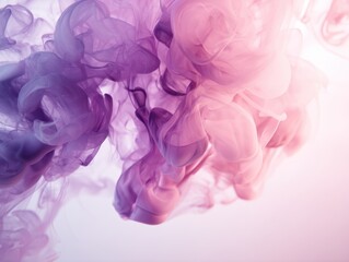 Swirling Colors of Purple and Pink Smoke Design for Creative Backgrounds in Abstract Art and Visual Media Projects
