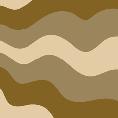 seamless pattern with brown waves