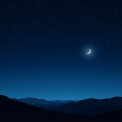 night sky with stars
