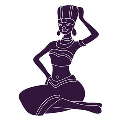 Kwanzaa woman character