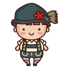 Cute german traditional