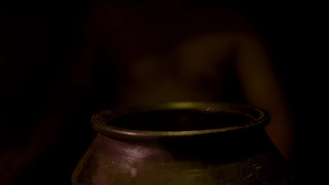 Traditional Ayurvedic Chai in Mud Pots 