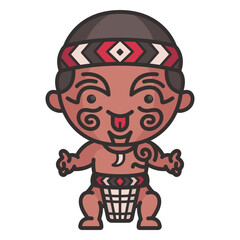 New zealand indigenous flat