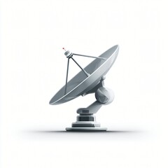 High Gain Satellite Dish Antenna Communication Technology Wireless Transmission Space Exploration