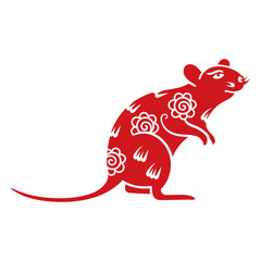 Chinese New Year rat zodiac sign