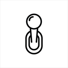 Lever icon. Vector illustration for web design. Isolated on white background.