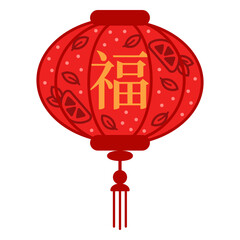 Chinese lantern color stroke