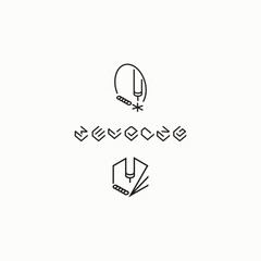 
illustration consisting of an image of the welding process in the form of a symbol or logo