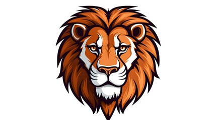 Professional Lion Face Logo Vector Illustration for Business Branding Solutions