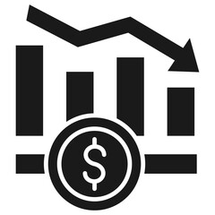 Loss Glyph Icon