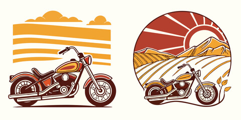 Sunset Riders: Custom Choppers in a Blaze of Glory