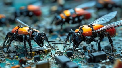 Cybersecurity threat insects