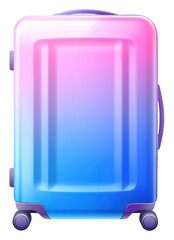 PNG Summer 3d realistic render vector icon Suitcase suitcase luggage technology.