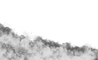 Colorful Cloud Texture with Gradient Effect on white transparent Background