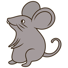 Mouse Cartoon Illustration