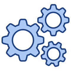 Gear Blue Icon