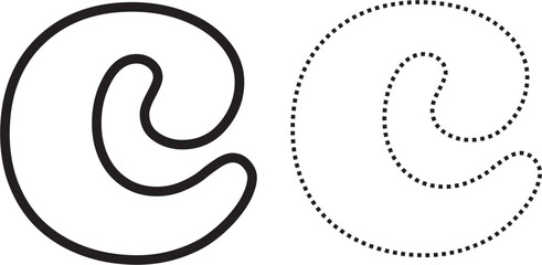 Cute A to Z Letter Design for Kids Writing Practice