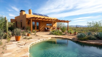 Desert oasis retreat