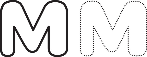 Cute A to Z Letter Design for Kids Writing Practice