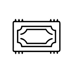 rug icon on transparent background for web and graphic design