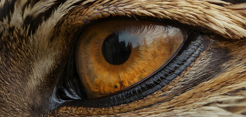 Extreme Close-Up of Animal Eye – Intense Wildlife Macro Detail
