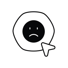 Fototapeta premium Dislike Vector icon