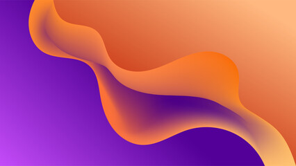 ABSTRACT BACKGROUND GRADIENT MESH SMOOTH LIQUID ORANGE PURPLE COLOR WITH HAND DRAWN ORGANIC SHAPES DESIGN VECTOR TEMPLATE GOOD FOR MODERN WEBSITE, WALLPAPER, COVER DESIGN 