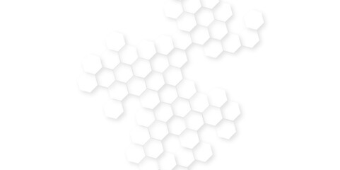 Hexagonal grid tile and mosaic structure, Luxury White Pattern, illustration geometry science and technology, geometric elegance hexagonal Pattern background, minimalist interior design.	
