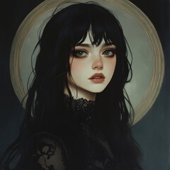 Elegant woman portrait