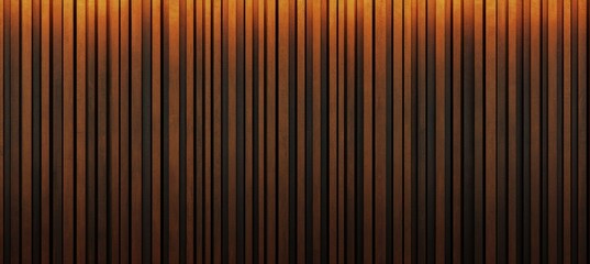 Vertical wooden slats with warm, ambient lighting creating a cozy and modern architectural wall design