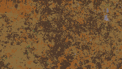 Surface corrosion pixel art