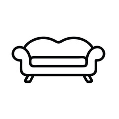  sofa line art vector 