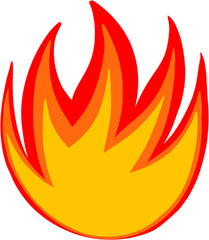 vector fire icon