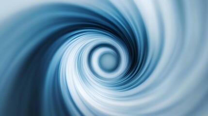 Captivating abstract image of a blue spiral, evoking motion and a sense of depth, suitable for various uses.